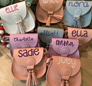 Girls Purse Personalized Embroidery