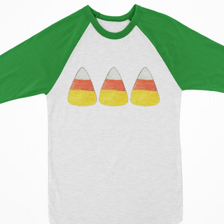 Halloween Raglan Candy Corn