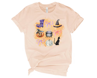 Halloween Bows Croquette Adult Tee
