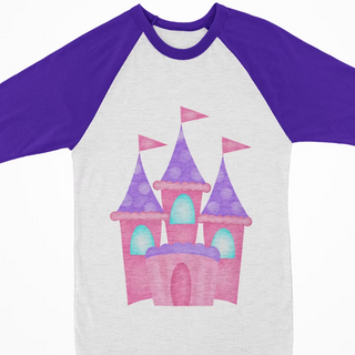 Watercolor Raglan - Castle