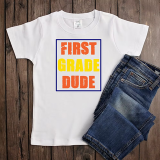 First Grade Dude Sublimated Tee