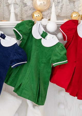 Peter Pan Collar Pleated Personalized Dress