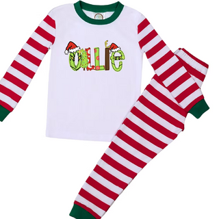 Character Name Holiday Pajamas | 6 Character Alphas