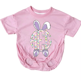 Easter Monogram Bunny Bubble