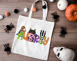 Personalized Trick or Treat Tote