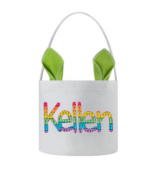 Personalized Rabbit Ear Easter Buckets
