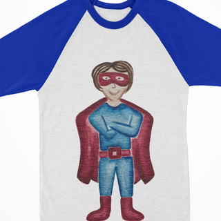 Watercolor Raglan - Super Boy