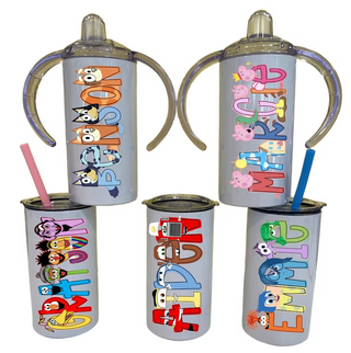 Character Alphabet Soup Personalized Sippy Cup