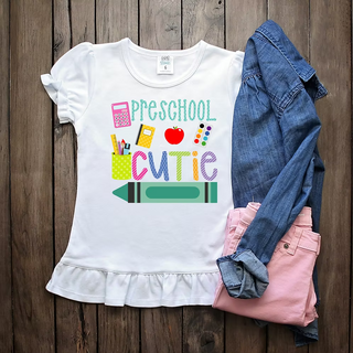 Preschool Cutie Sublimated Tee