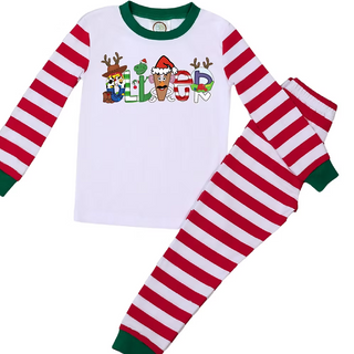 Character Name Holiday Pajamas | 6 Character Alphas