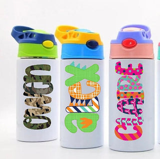Alphabet Soup Personalized Water Bottles