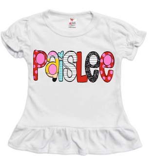 School Days Name Tees