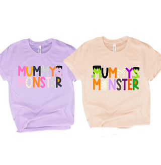 Mummy's Monster Halloween Sayings Tees