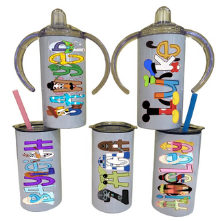 Character Alphabet Soup Personalized Sippy Cup