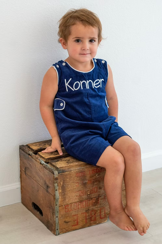 Monogrammed Boys Corduroy JonJon