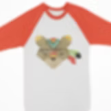 Watercolor Raglan- Cougar